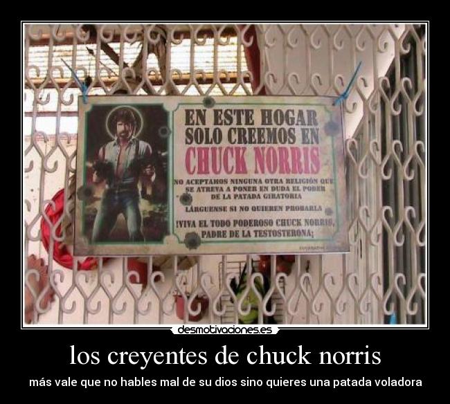 los creyentes de chuck norris -