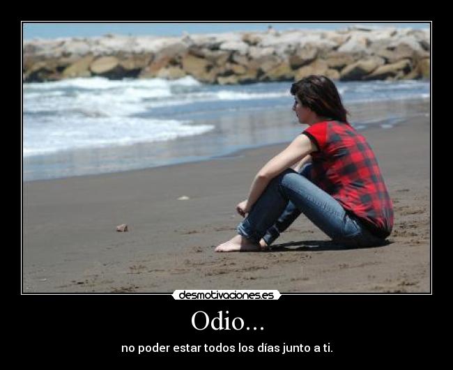 carteles odio amor distancia desmotivaciones