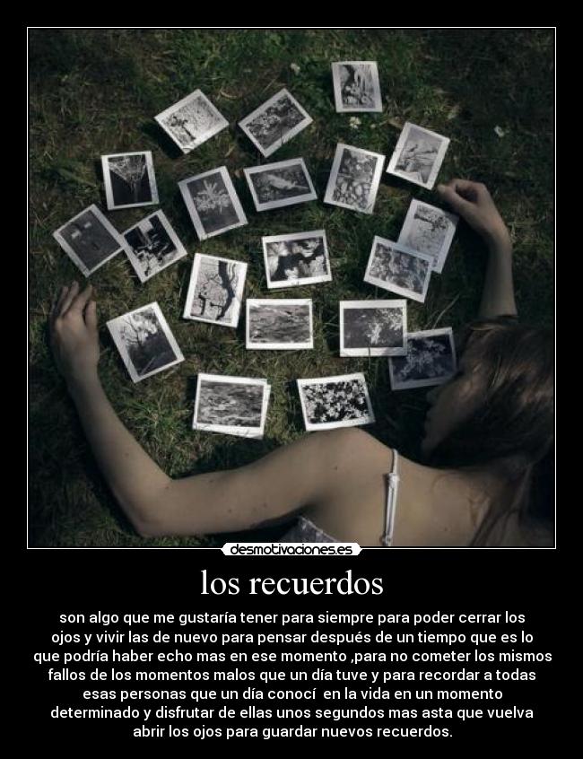 los recuerdos -
