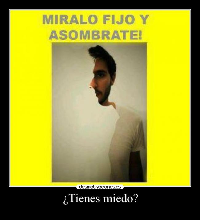 ¿Tienes miedo? - 