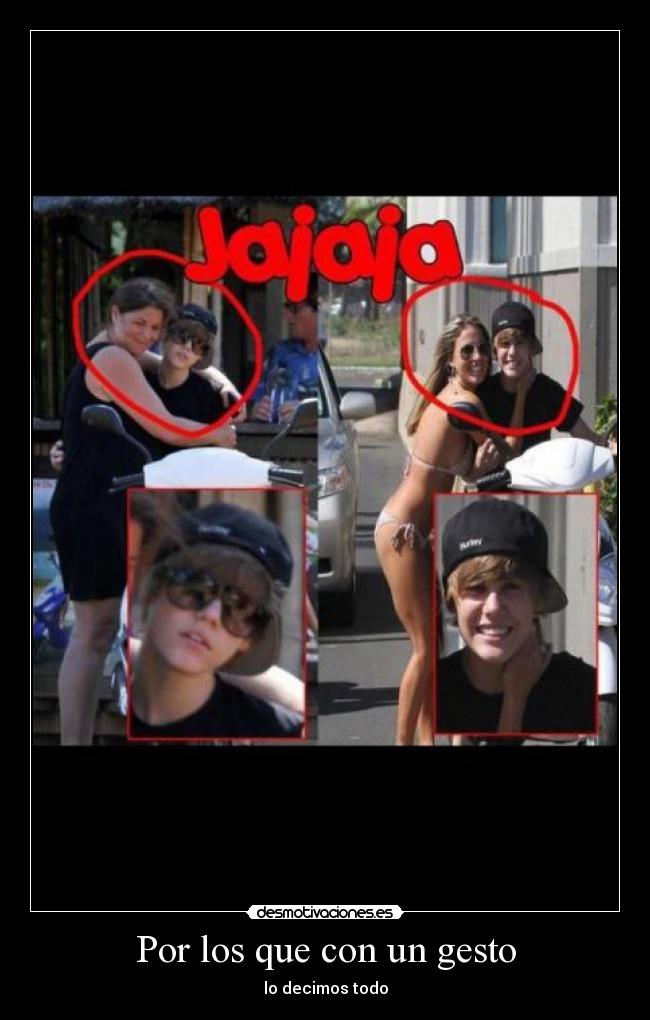 Por los que con un gesto -