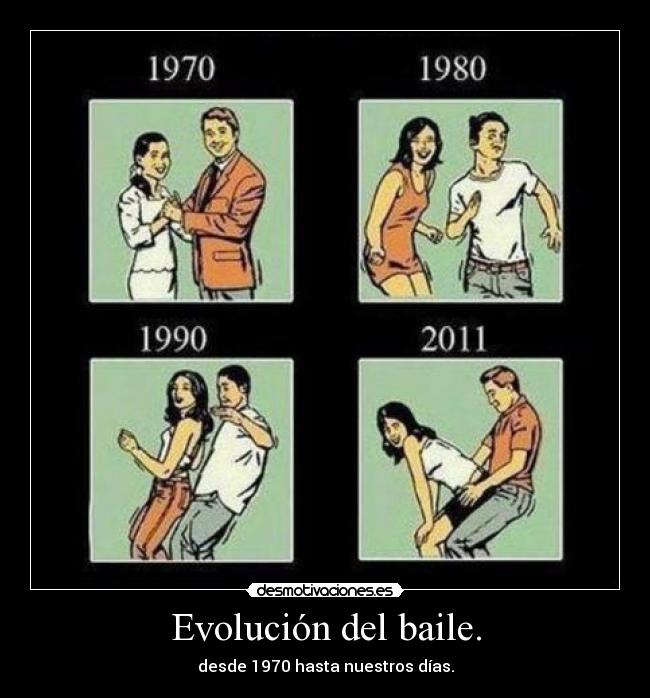 Evolución del baile. -
