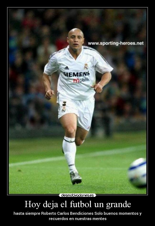 Hoy deja el futbol un grande -