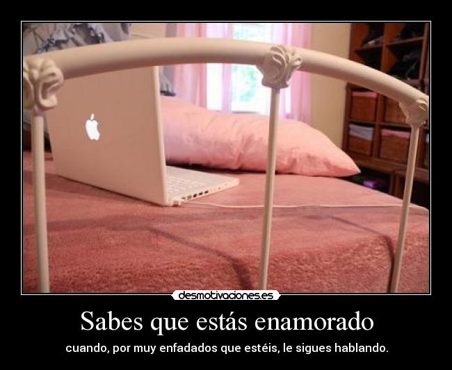 Sabes que estás enamorado - 