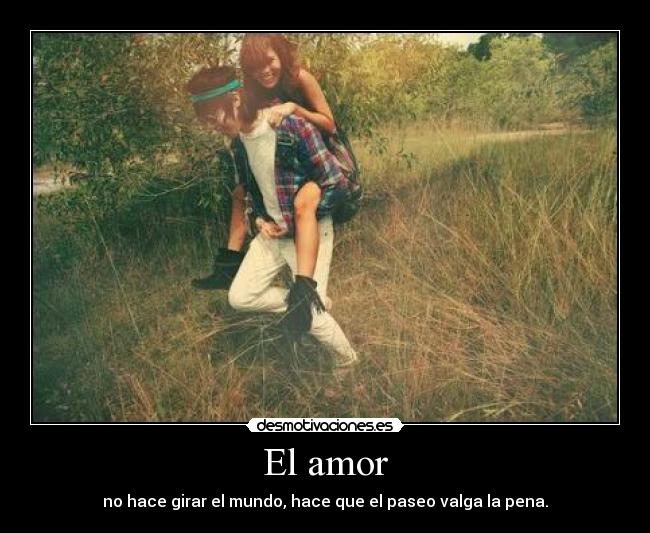 El amor -