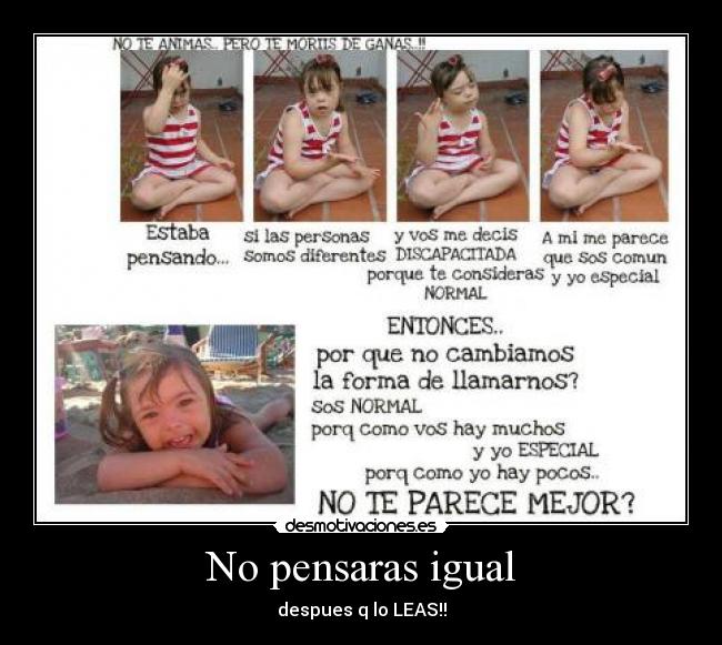 carteles pensaras igual desmotivaciones