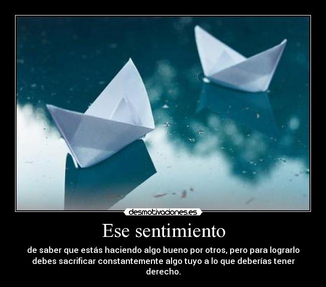 Ese sentimiento -