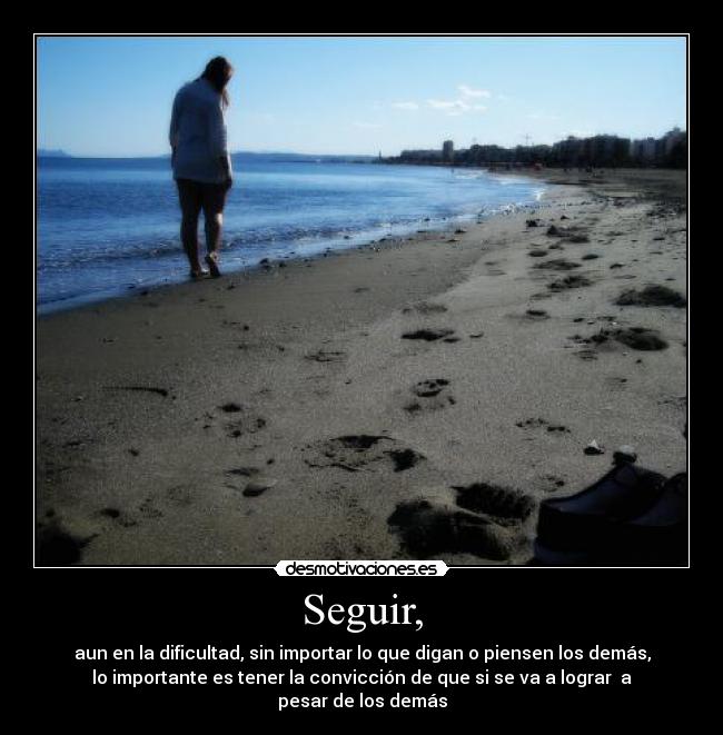 carteles seguir desmotivaciones