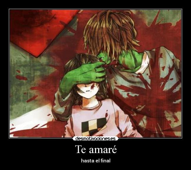carteles amor muerte anime desmotivaciones