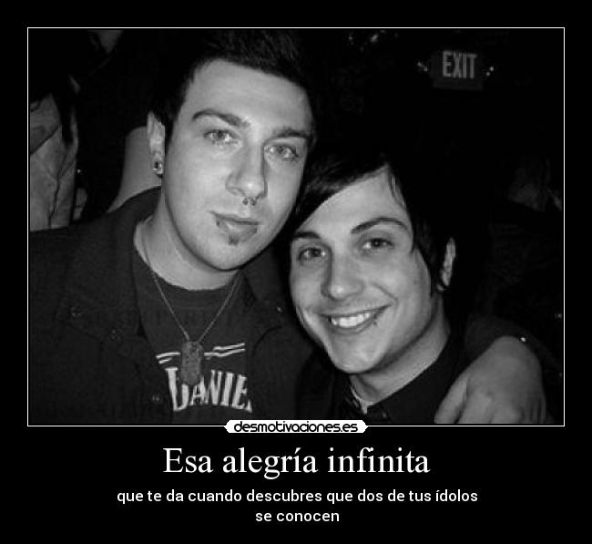 carteles alegria frank iero zacky vengeance chemical romance avenged sevenfold desmotivaciones