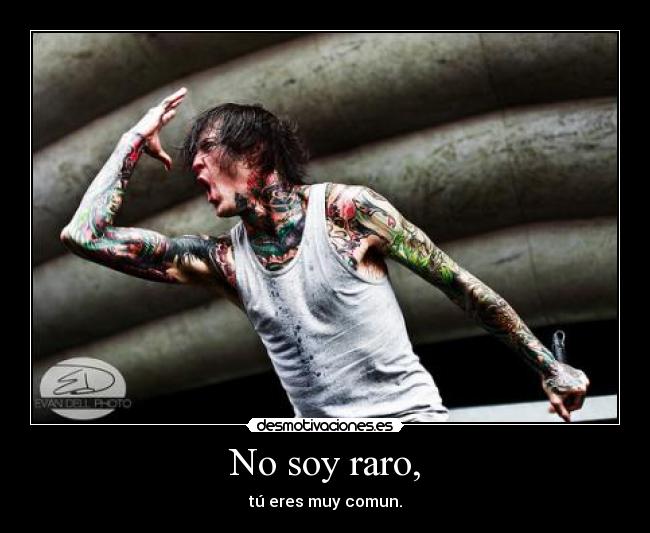 carteles soy raro desmotivaciones