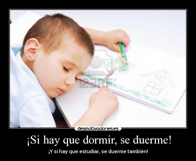 ¡Si hay que dormir, se duerme! - 