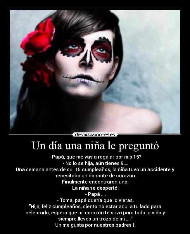 Un día una niña le preguntó -