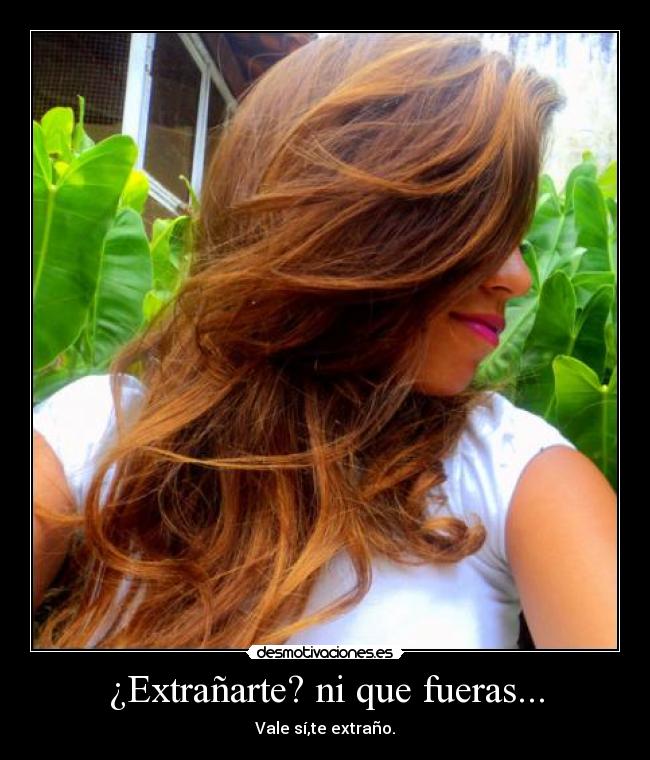 ¿Extrañarte? ni que fueras... - 