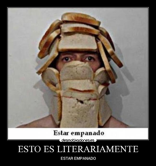ESTO ES LITERARIAMENTE - ESTAR EMPANADO