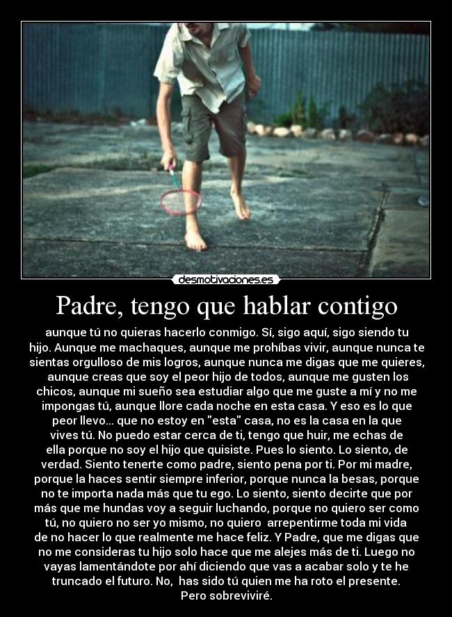 Padre, tengo que hablar contigo - 