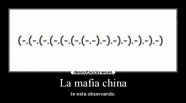 La mafia china - 