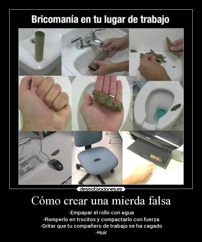 Cómo crear una mierda falsa -