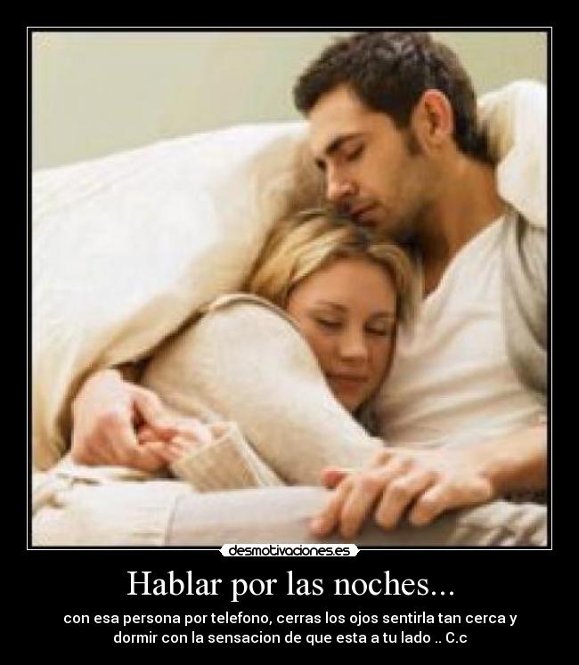 Hablar por las noches... - 