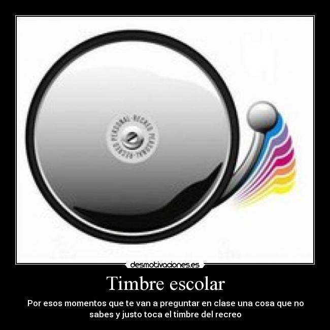 Timbre escolar -