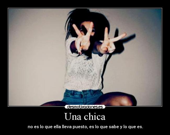 Una chica - 