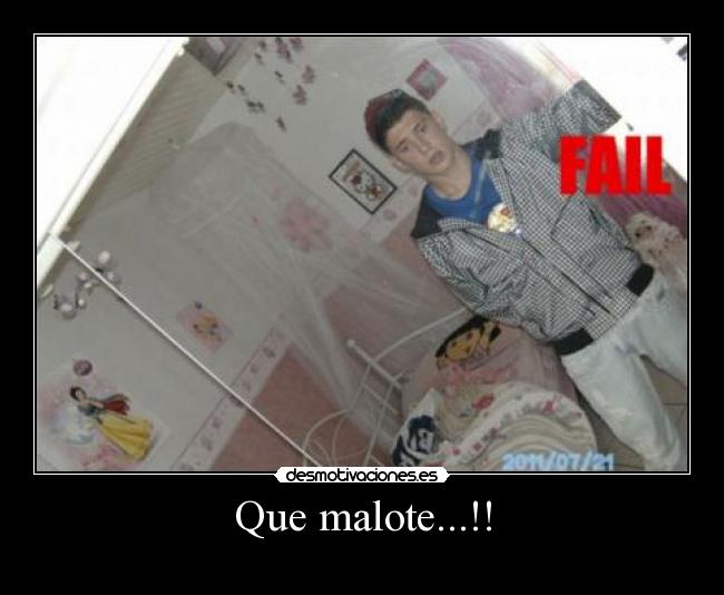 Que malote...!! - 