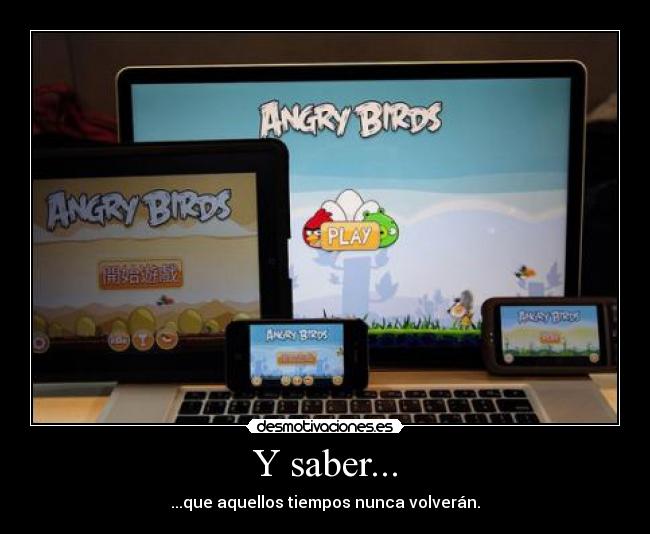 Y saber... - 