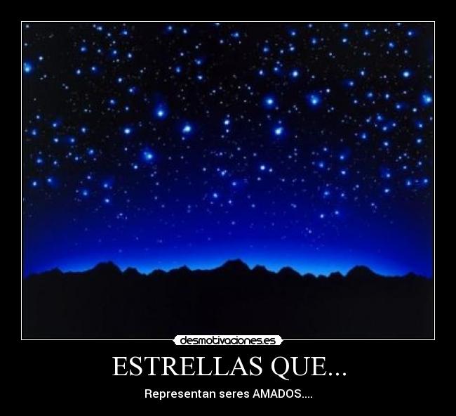 ESTRELLAS QUE... -