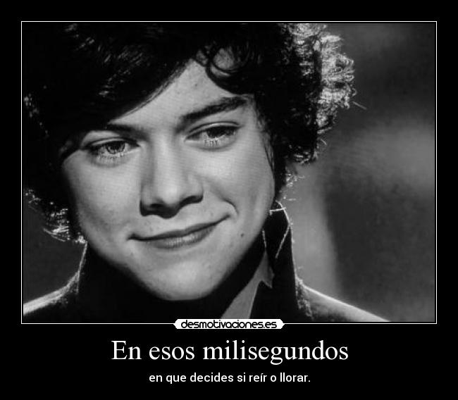 En esos milisegundos -