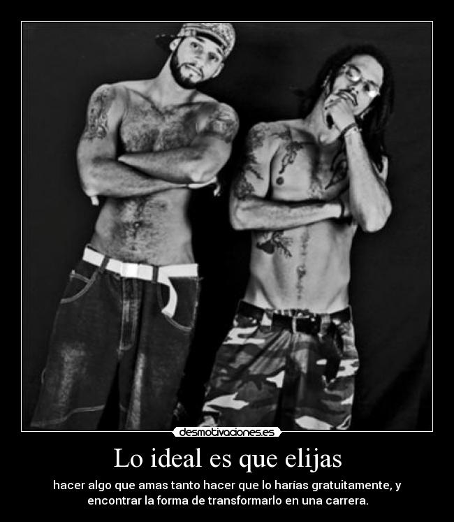 Lo ideal es que elijas -