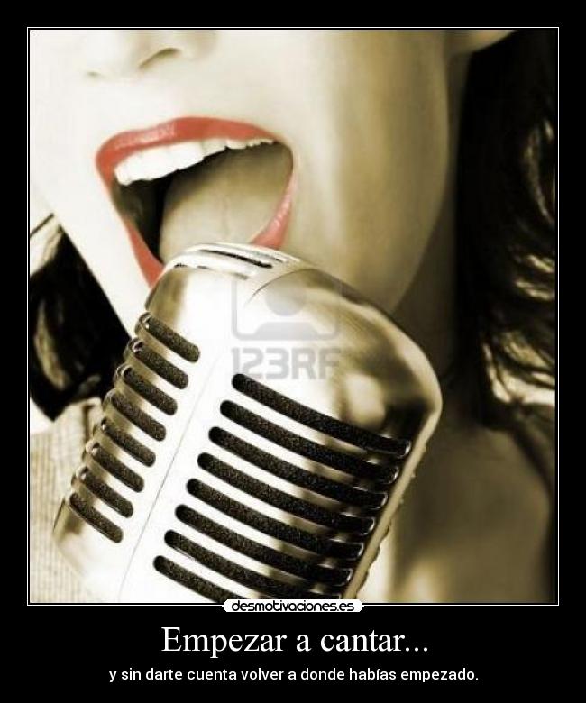 Empezar a cantar... - 