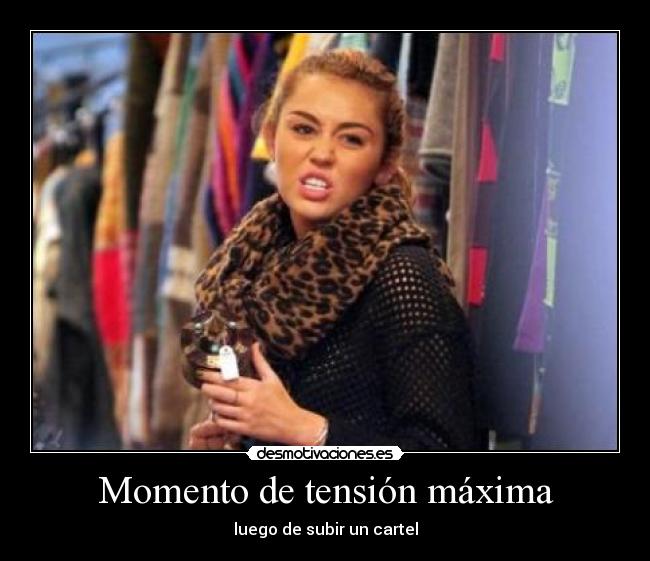 Momento de tensión máxima -