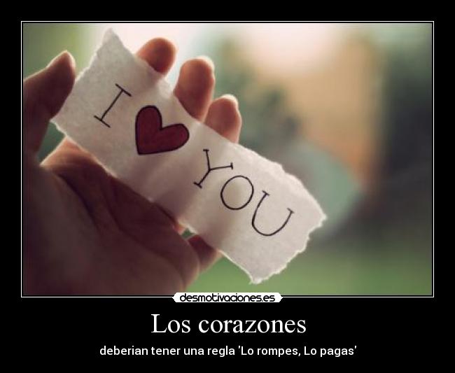 Los corazones -