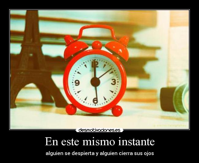 En este mismo instante -