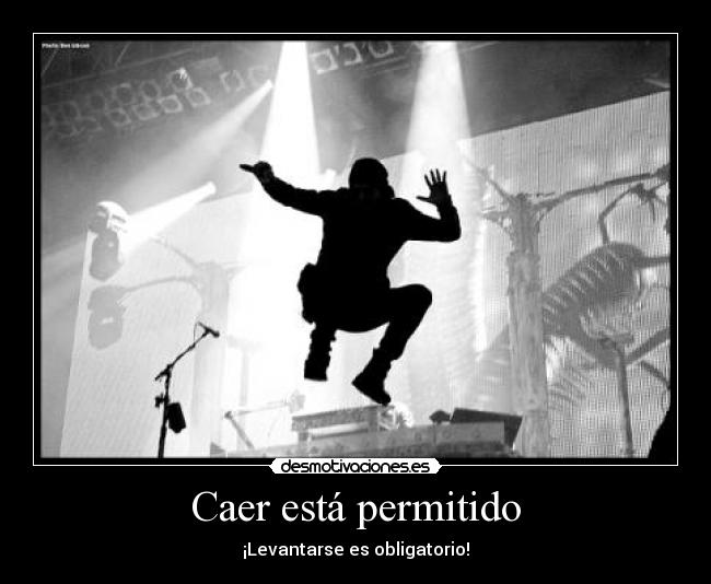 Caer está permitido -