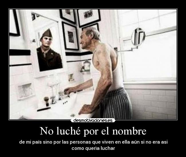 No luché por el nombre -
