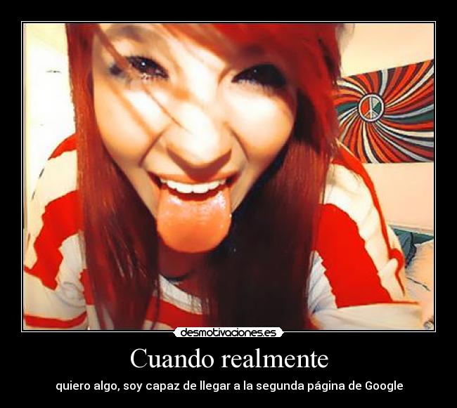 Cuando realmente -