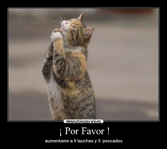 ¡ Por Favor ! - aumentame a 5 lauchas y 3  pescados