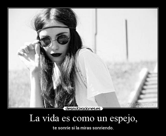 carteles vida sonrie desmotivaciones