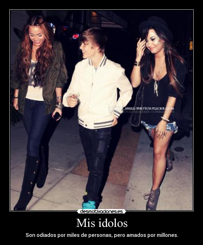 Mis idolos - Son odiados por miles de personas, pero amados por millones.