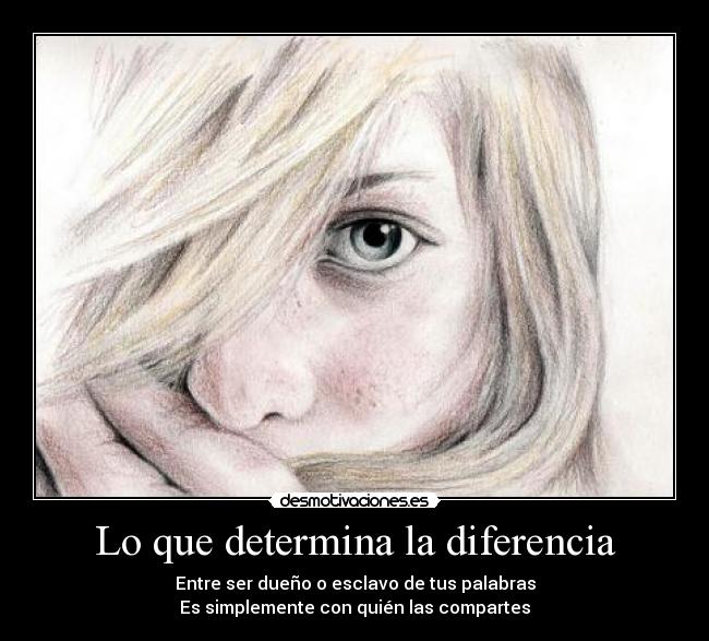 Lo que determina la diferencia -
