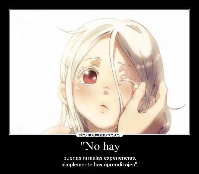 No hay -