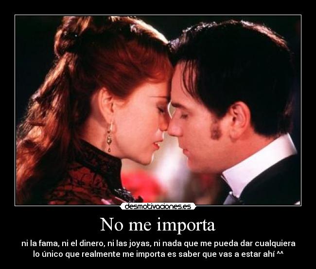 No me importa -
