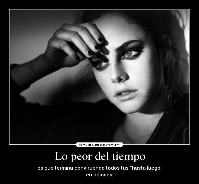 Lo peor del tiempo -