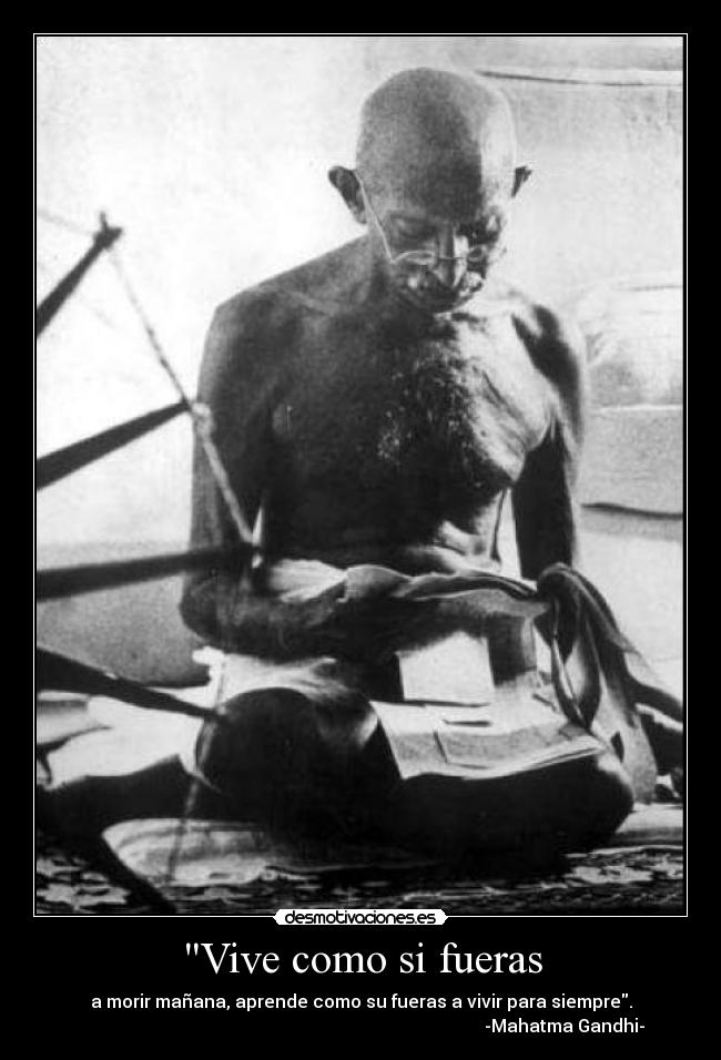 Vive como si fueras -