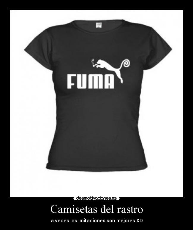 Camisetas del rastro - a veces las imitaciones son mejores XD