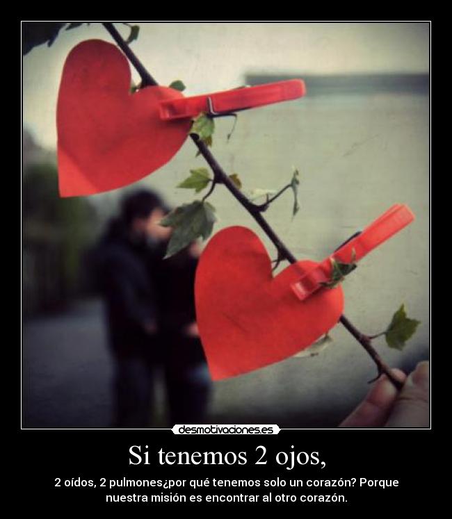 Si tenemos 2 ojos, - 