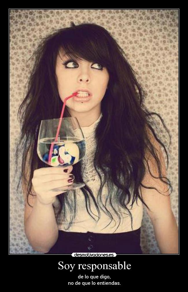 Soy responsable -