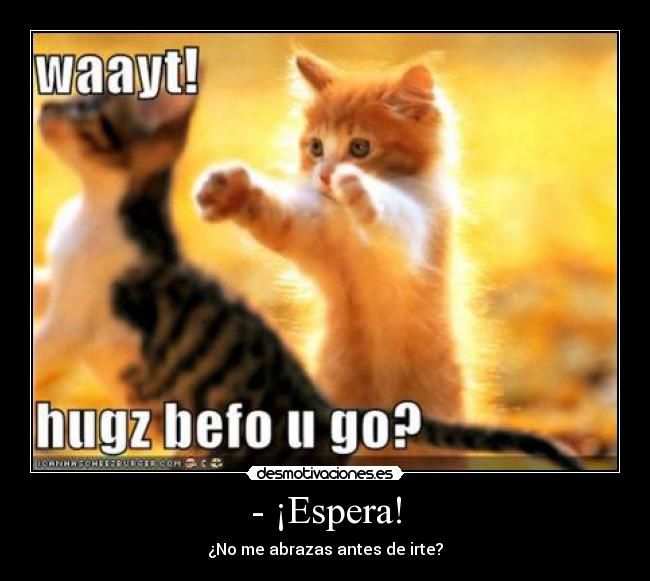- ¡Espera! - 