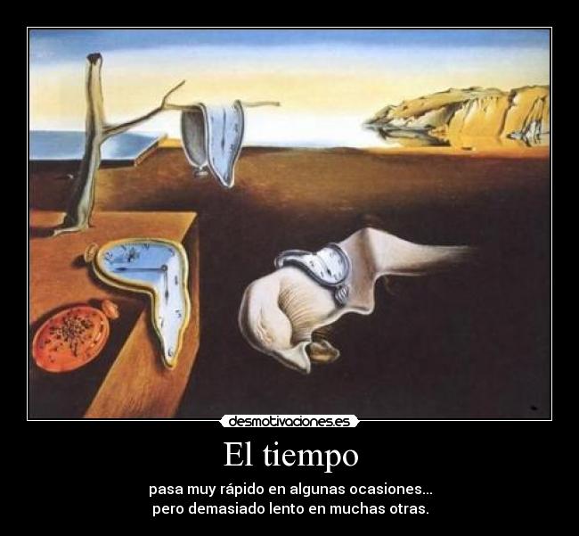 El tiempo -
